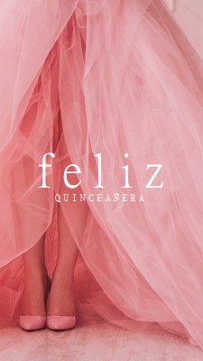 Quinceanera 色彩 pink modern-simple