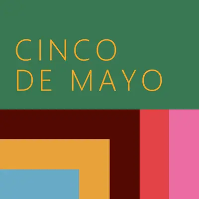 慶祝 Cinco de Mayo green modern-color-block