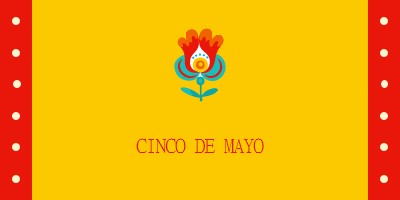 Cinco de Mayo yellow modern-color-block