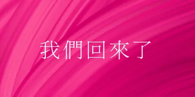 後方故事 pink modern-bold