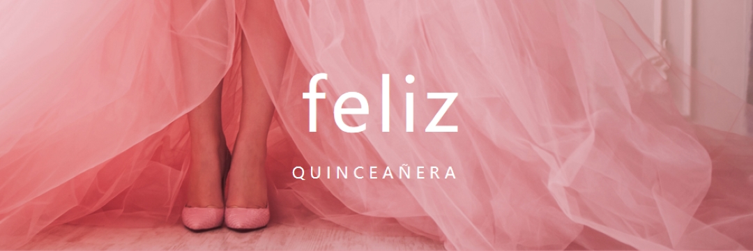 Quinceanera 色彩 pink modern-simple