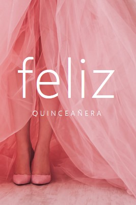 Quinceanera 色彩 pink modern-simple