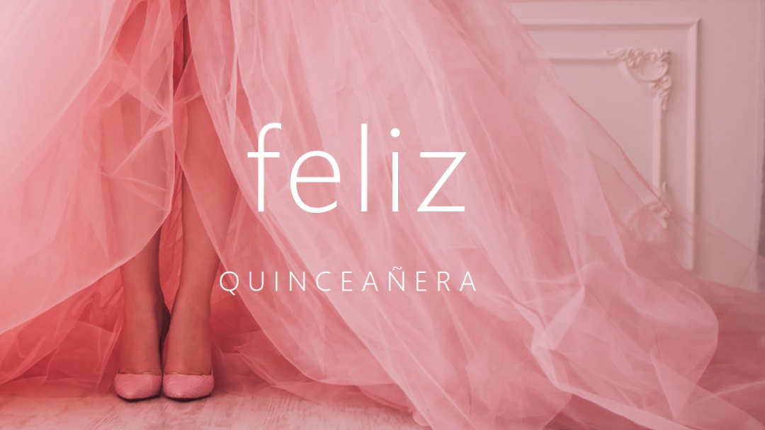 Quinceanera 色彩 pink modern-simple