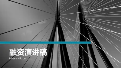 财务融资演讲稿 modern-simple