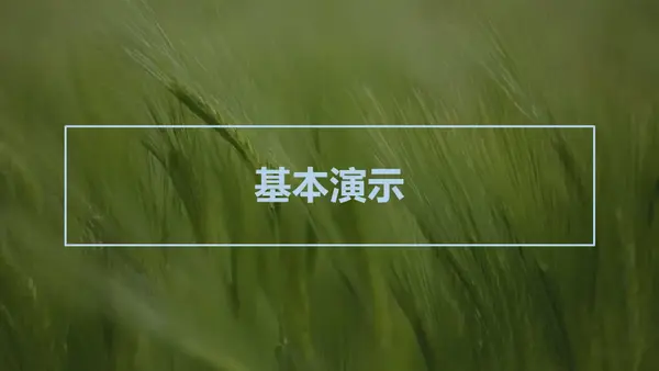 绿色营销演示文稿 modern-simple