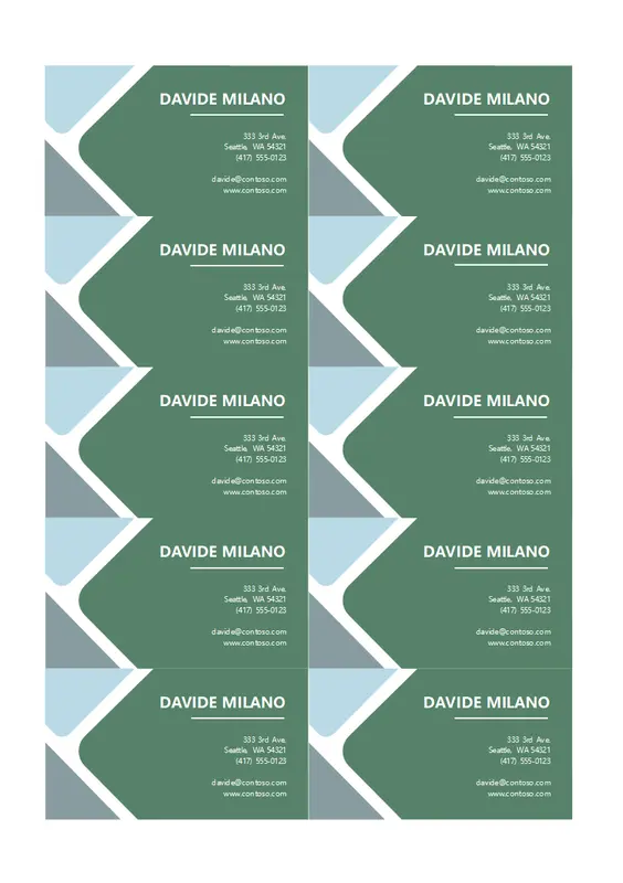 新式名片 modern simple