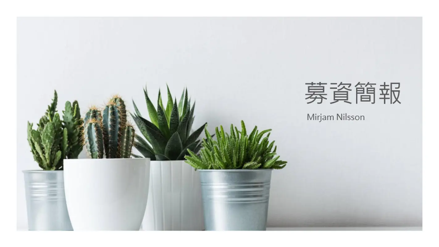 精簡銷售宣傳簡報 modern-simple