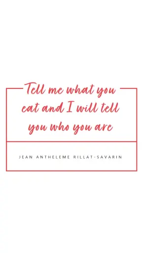 title  Tell me what you eat and I will tell you who you are JEAN ANTHELEME RILLAT-SAVARIN 